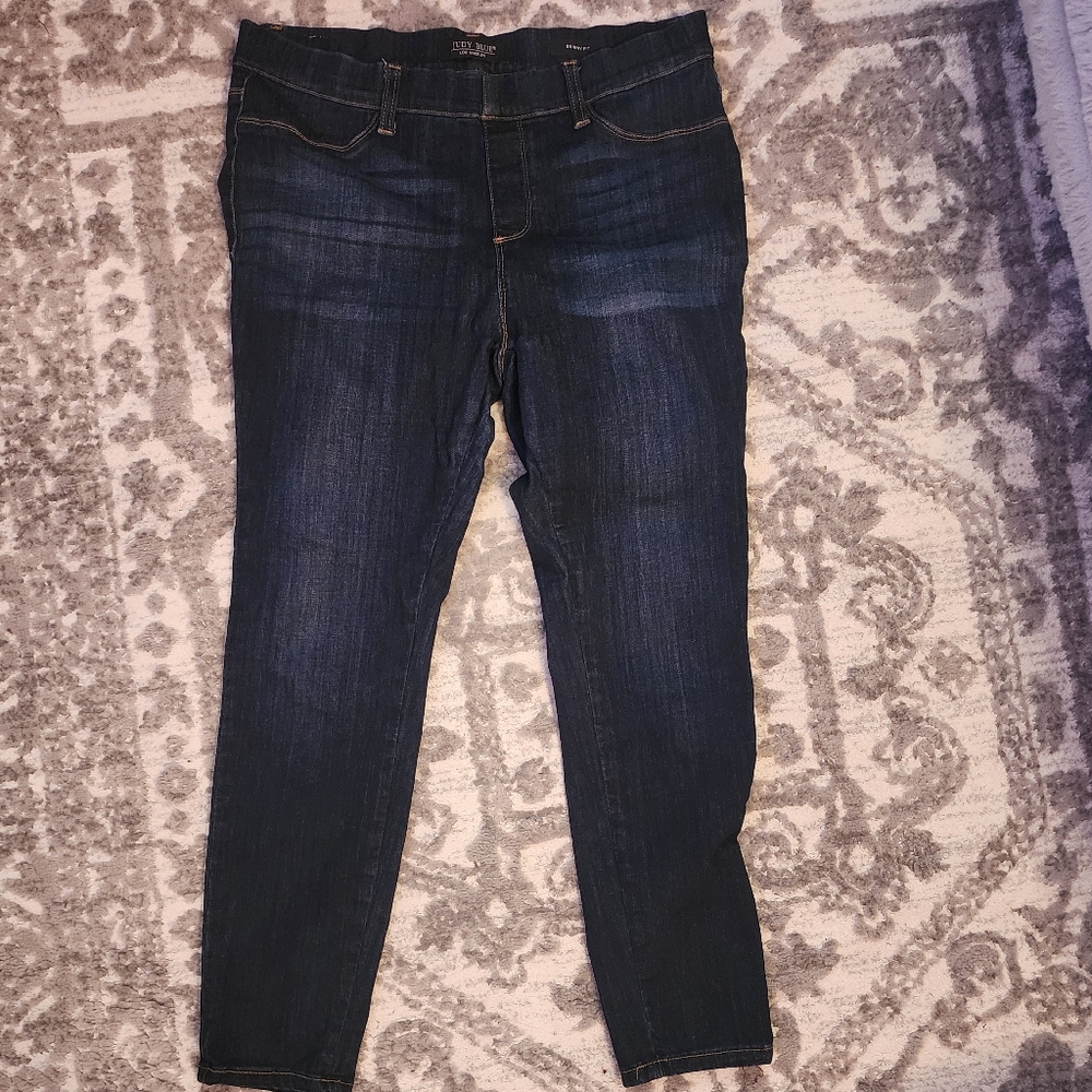 Judy Blue Skinny Jeans Elastic Waistband